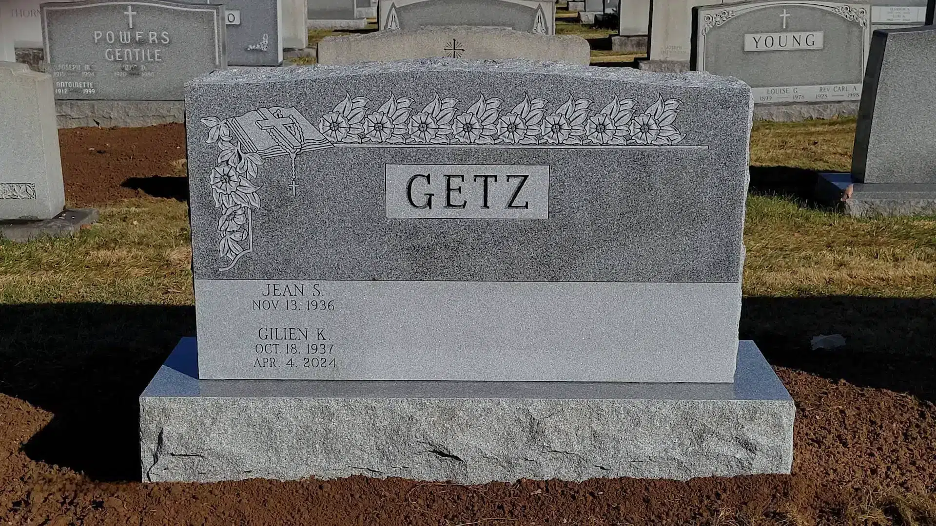 Granite Mausoleum Burial hand-carved by Mausoleum Burial Guide in NJ — image 2